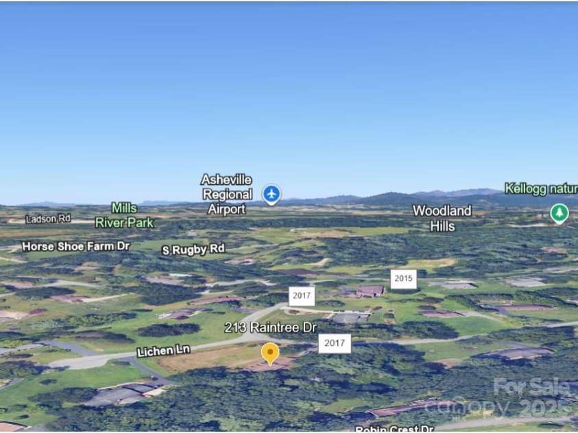 213 Raintree Drive, Hendersonville, NC 28791.  MLS# CAR4280901, YatesRealty ID 27766. 