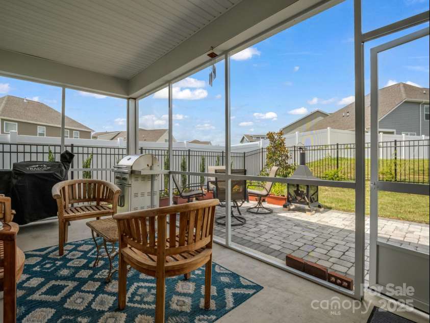 134 Fox Cove Road, Hendersonville, NC 28792.  MLS# CAR4283980, YatesRealty ID 27781. Screened in Back Porch