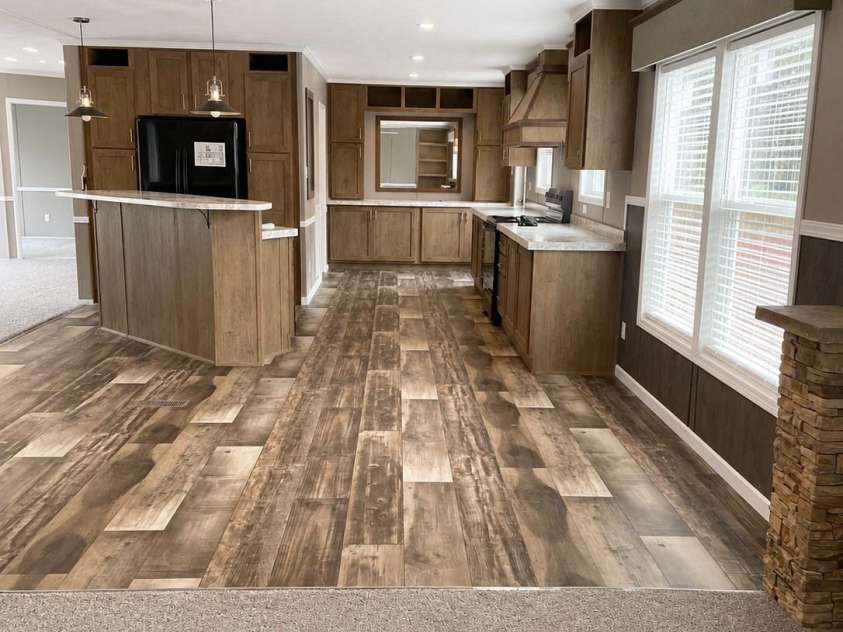 530 Overcash Road, Salisbury, NC 28147.  MLS# CAR4387875, YatesRealty ID 27809. Kitchen before move in