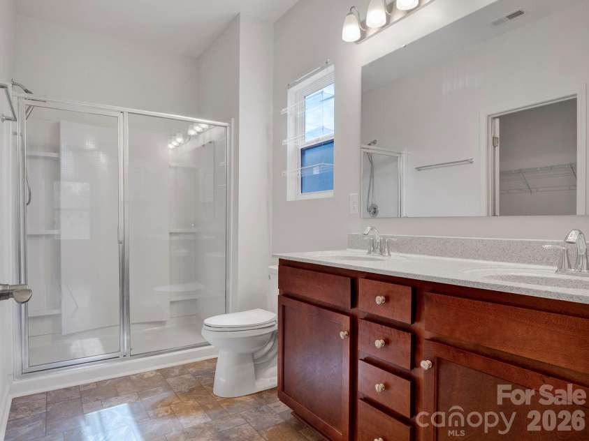 4327 Bent Green Lane, Monroe, NC 28112.  MLS# CAR4351483, YatesRealty ID 27820. Primary Bathroom