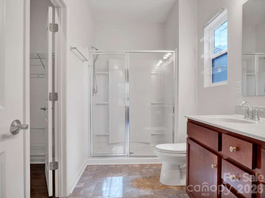 4327 Bent Green Lane, Monroe, NC 28112.  MLS# CAR4351483, YatesRealty ID 27820. Primary Bathroom