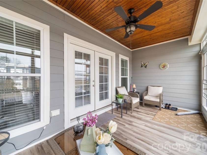 1055 Coppergate Drive, Salisbury, NC 28147.  MLS# CAR4350263, YatesRealty ID 27825. Private, window enclosed patio