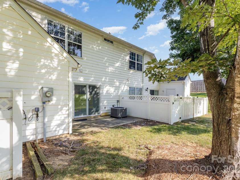 971 Heritage Parkway, Fort Mill, SC 29715.  MLS# CAR4280923, YatesRealty ID 27826. Open patio with beautiful tree shade