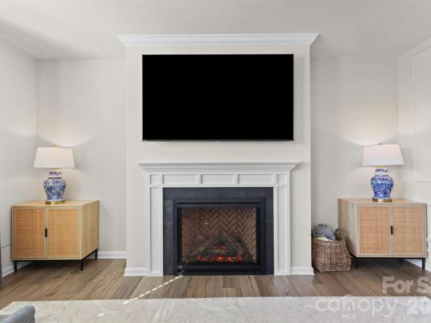 2333 Lorelei Terrace, Monroe, NC 28112.  MLS# CAR4419697, YatesRealty ID 27827. Custom fireplace with fan and temp control