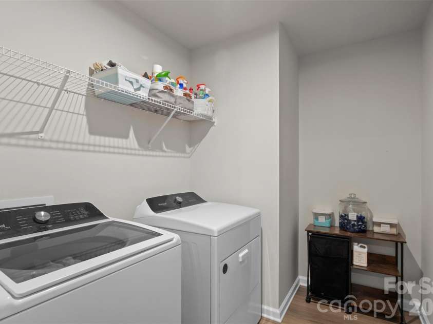 2333 Lorelei Terrace, Monroe, NC 28112.  MLS# CAR4419697, YatesRealty ID 27827. Upper level laundry room