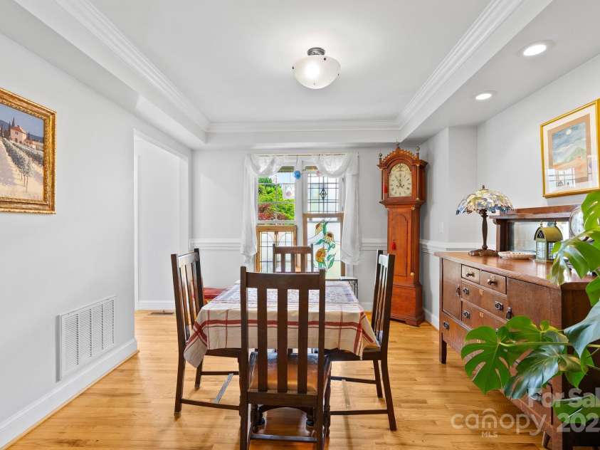 50 Pinerose Drive, Weaverville, NC 28787.  MLS# CAR4255853, YatesRealty ID 27829. Dining Room