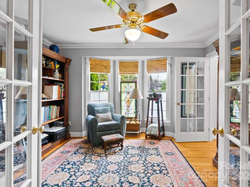 50 Pinerose Drive, Weaverville, NC 28787.  MLS# CAR4255853, YatesRealty ID 27829. Main Level Office