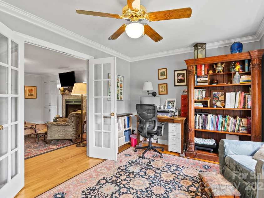 50 Pinerose Drive, Weaverville, NC 28787.  MLS# CAR4255853, YatesRealty ID 27829. Main Level Office