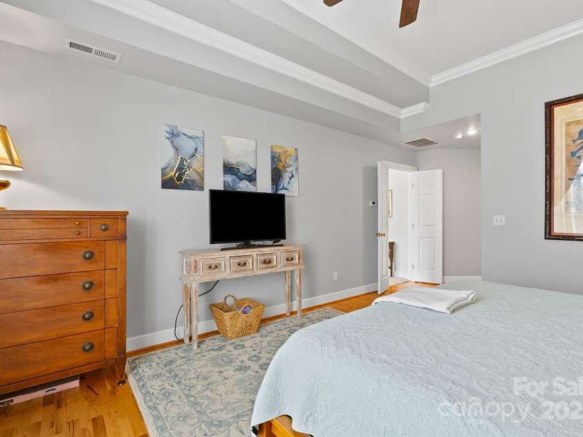 50 Pinerose Drive, Weaverville, NC 28787.  MLS# CAR4255853, YatesRealty ID 27829. Primary Bedroom