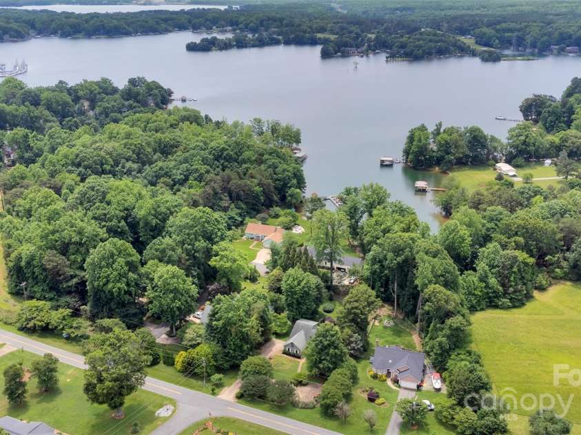 8506 Graham Road, Denver, NC 28037.  MLS# CAR4261302, YatesRealty ID 27844. Aerial of Property
