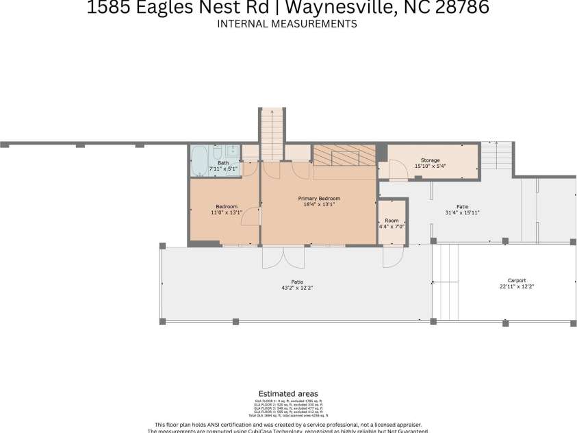 1585 Eagles Nest Road, Waynesville, NC 28786.  MLS# CAR4171726, YatesRealty ID 27848. 