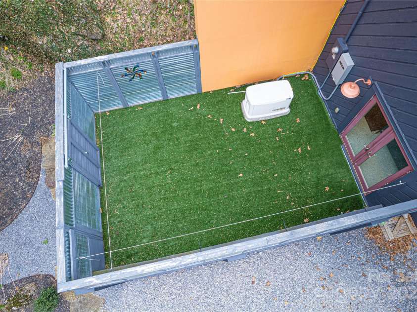 1585 Eagles Nest Road, Waynesville, NC 28786.  MLS# CAR4171726, YatesRealty ID 27848. Backyard aerial