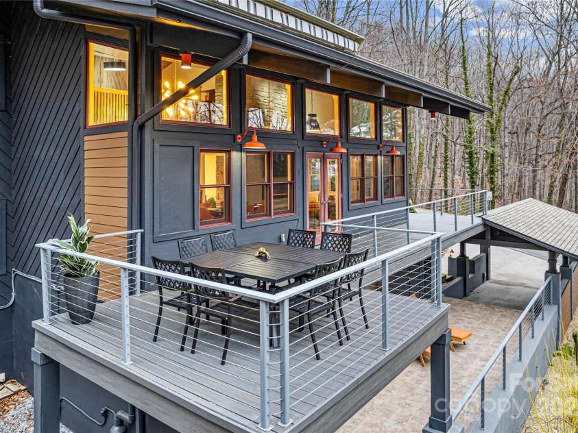1585 Eagles Nest Road, Waynesville, NC 28786.  MLS# CAR4171726, YatesRealty ID 27848. Balcony