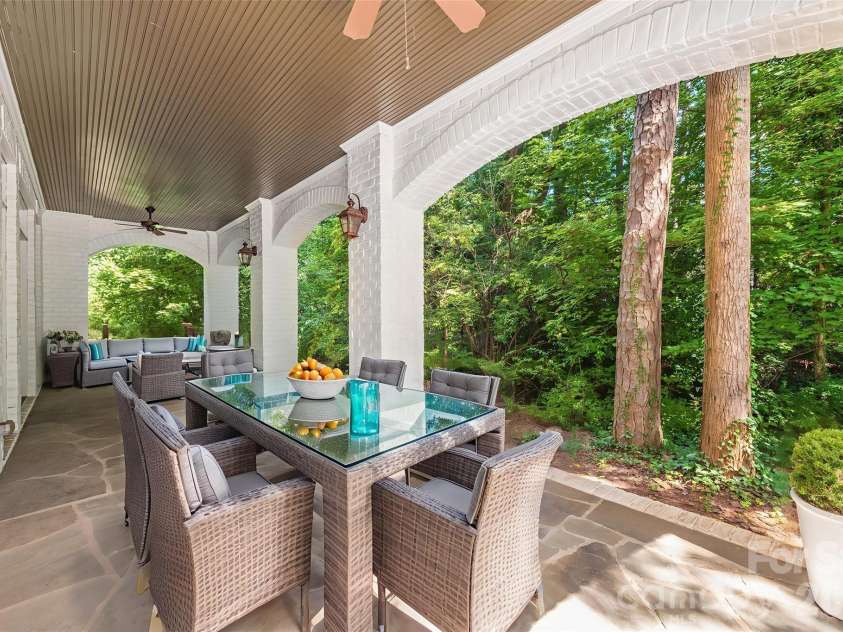 946 Laurel Creek Lane, Charlotte, NC 28211.  MLS# CAR4298519, YatesRealty ID 2785. Covered patio virtually staged off Basement living area