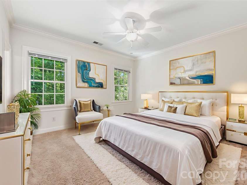 946 Laurel Creek Lane, Charlotte, NC 28211.  MLS# CAR4298519, YatesRealty ID 2785. Virtually staged bedroom back right corner