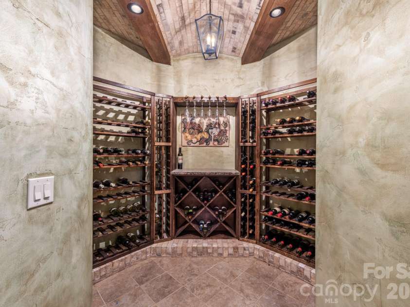 946 Laurel Creek Lane, Charlotte, NC 28211.  MLS# CAR4298519, YatesRealty ID 2785. Wine Cellar in Basement