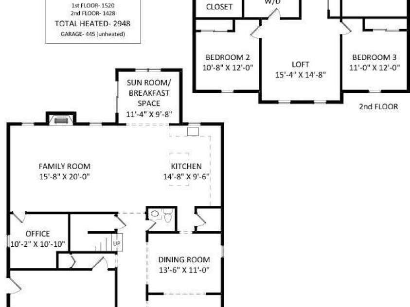 2514 Mountain Laurel Avenue, Concord, NC 28027.  MLS# CAR4284170, YatesRealty ID 27858. Floor Plan