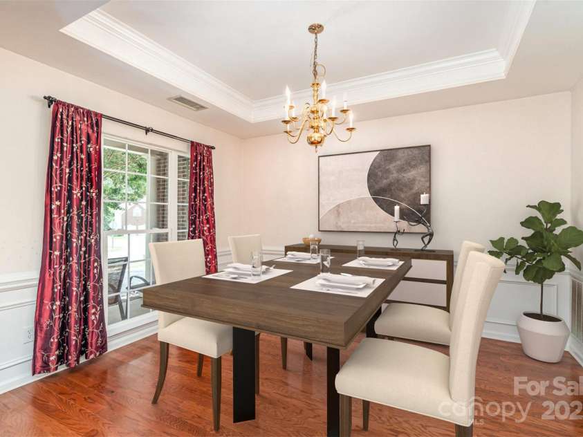 8221 Brookings Drive, Charlotte, NC 28269.  MLS# CAR4257693, YatesRealty ID 27860. Virtually staged
