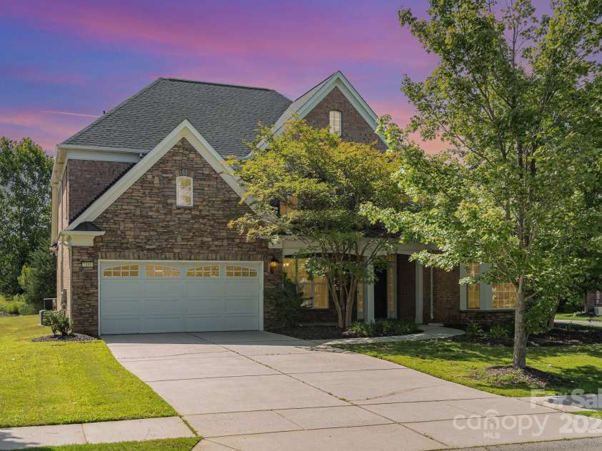 2100 Goddard Way, Waxhaw, NC 28173.  MLS# CAR4273203, YatesRealty ID 27868. Twilight photo