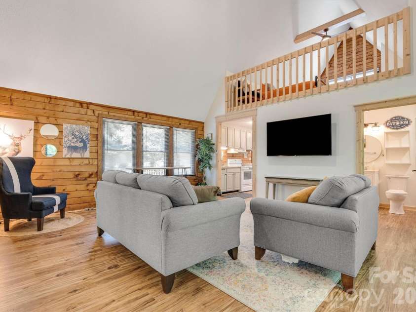 8347 Cedar Circle, Connelly Springs, NC 28612.  MLS# CAR4388010, YatesRealty ID 27880. Family Room/Loft View 