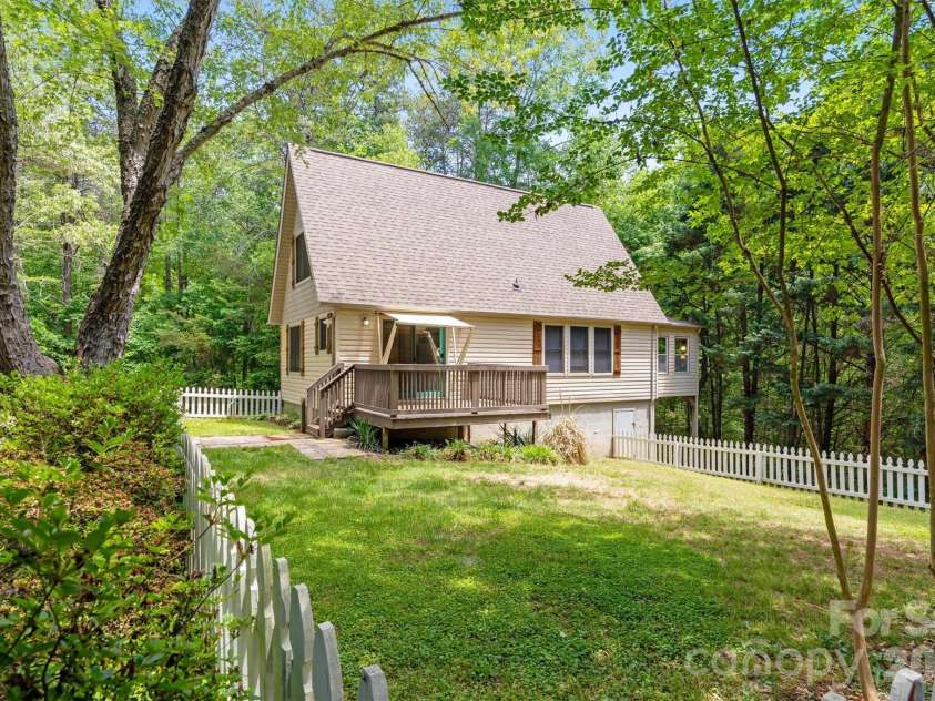 8347 Cedar Circle, Connelly Springs, NC 28612.  MLS# CAR4388010, YatesRealty ID 27880. Focused Side Yard View 