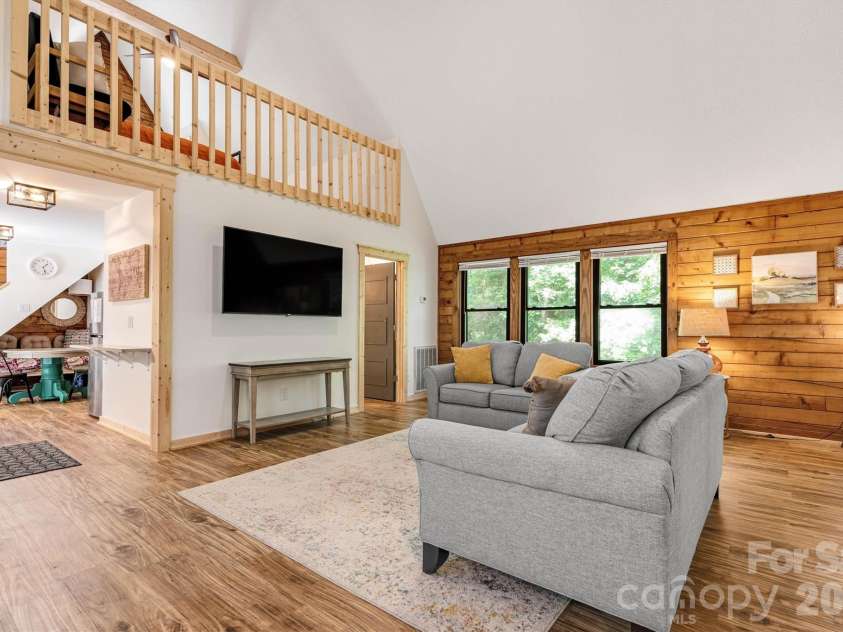 8347 Cedar Circle, Connelly Springs, NC 28612.  MLS# CAR4388010, YatesRealty ID 27880. Open Concept Family/Kitchen View 