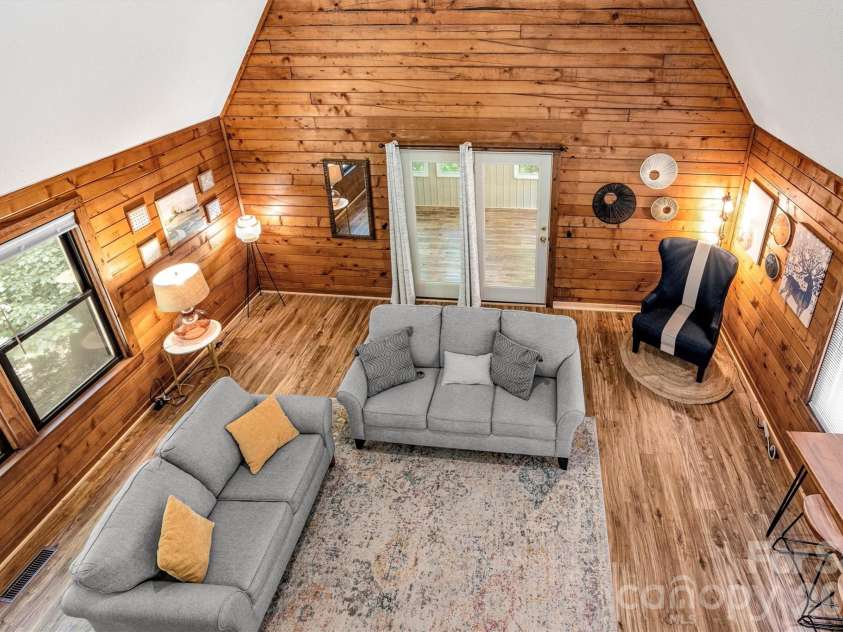 8347 Cedar Circle, Connelly Springs, NC 28612.  MLS# CAR4388010, YatesRealty ID 27880. Two Story Family Room