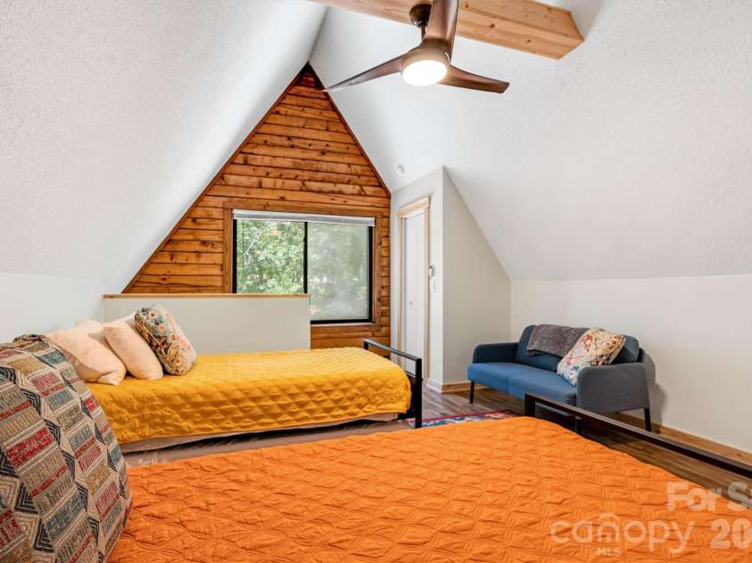 8347 Cedar Circle, Connelly Springs, NC 28612.  MLS# CAR4388010, YatesRealty ID 27880. Upper Level Bedroom/Closet View 