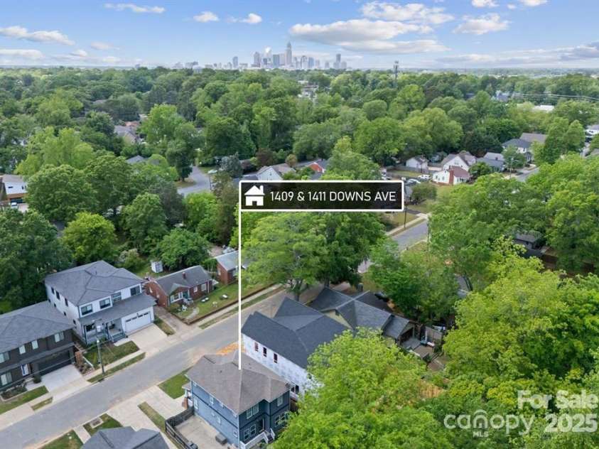 1409 Downs Avenue, Charlotte, NC 28205.  MLS# CAR4291255, YatesRealty ID 27882. 