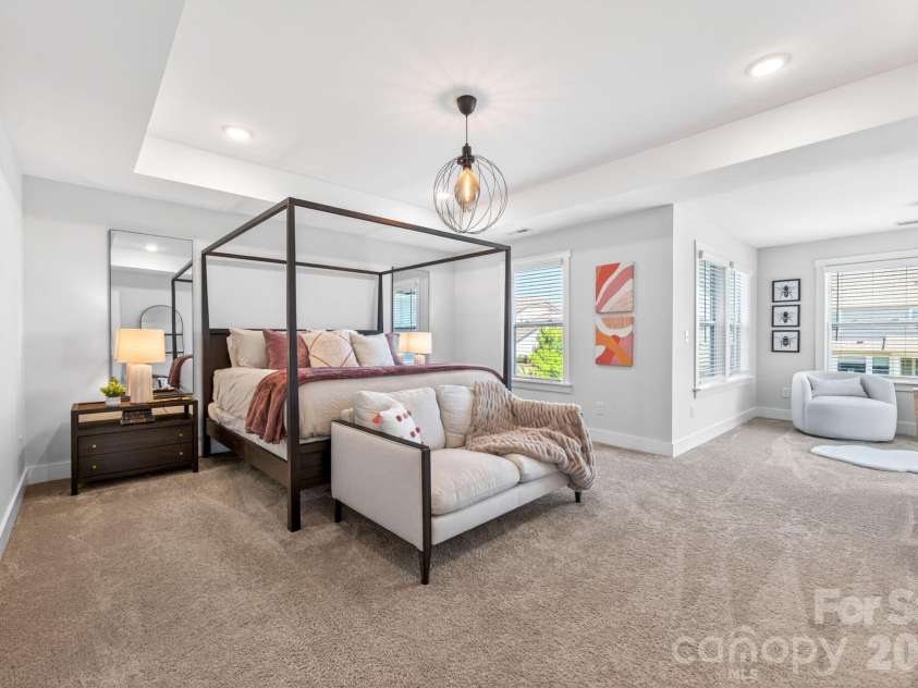 6271 Six String Court, Fort Mill, SC 29708.  MLS# CAR4384040, YatesRealty ID 27883. Primary Bedroom with Sitting Area