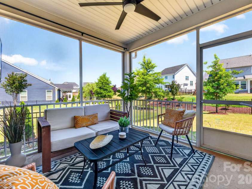 6271 Six String Court, Fort Mill, SC 29708.  MLS# CAR4384040, YatesRealty ID 27883. Screen Porch