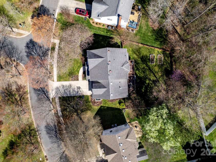 3329 Brownes Creek Road, Charlotte, NC 28269.  MLS# CAR4232626, YatesRealty ID 2790. Aerial view