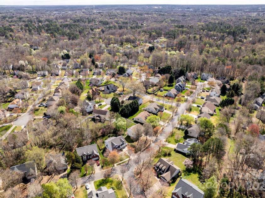3329 Brownes Creek Road, Charlotte, NC 28269.  MLS# CAR4232626, YatesRealty ID 2790. Aerial view