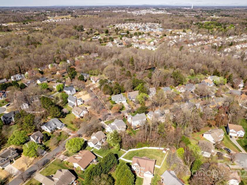 3329 Brownes Creek Road, Charlotte, NC 28269.  MLS# CAR4232626, YatesRealty ID 2790. Aerial view