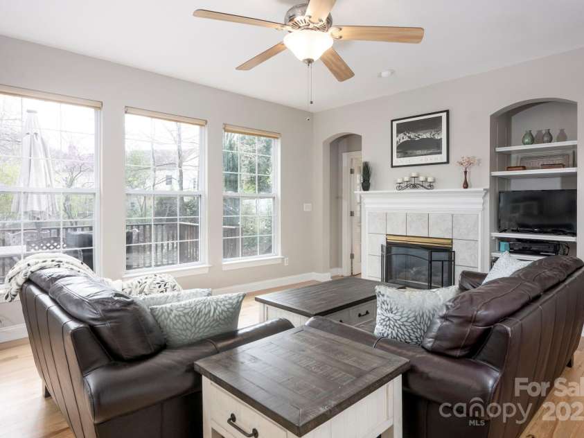 3329 Brownes Creek Road, Charlotte, NC 28269.  MLS# CAR4232626, YatesRealty ID 2790. View of Great room from the Kitchen