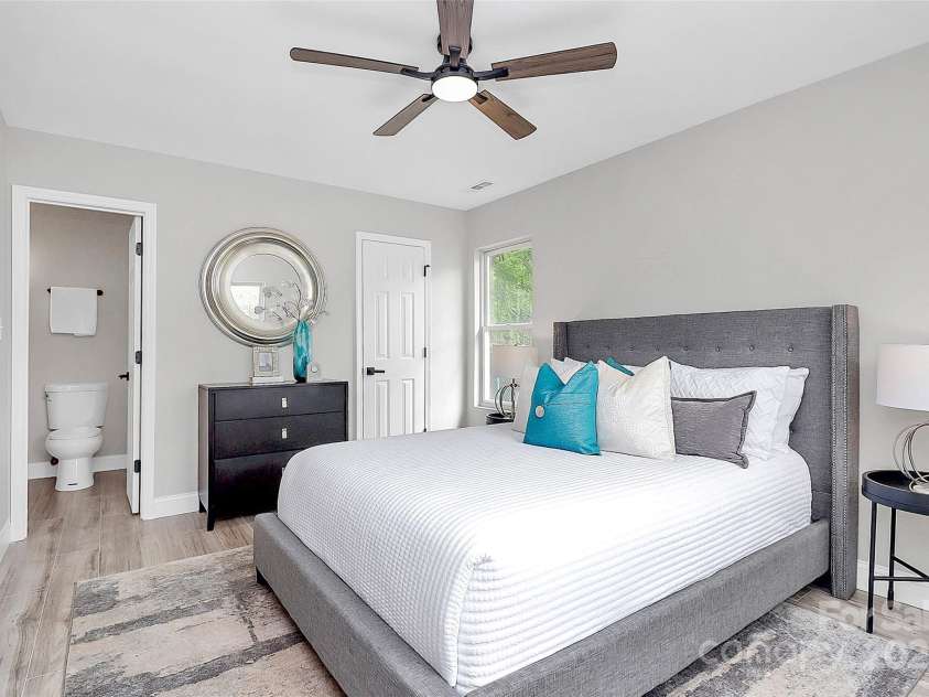 1007 Johnson Street, Charlotte, NC 28206.  MLS# CAR4277602, YatesRealty ID 27908. 1st Floor Bedroom 2