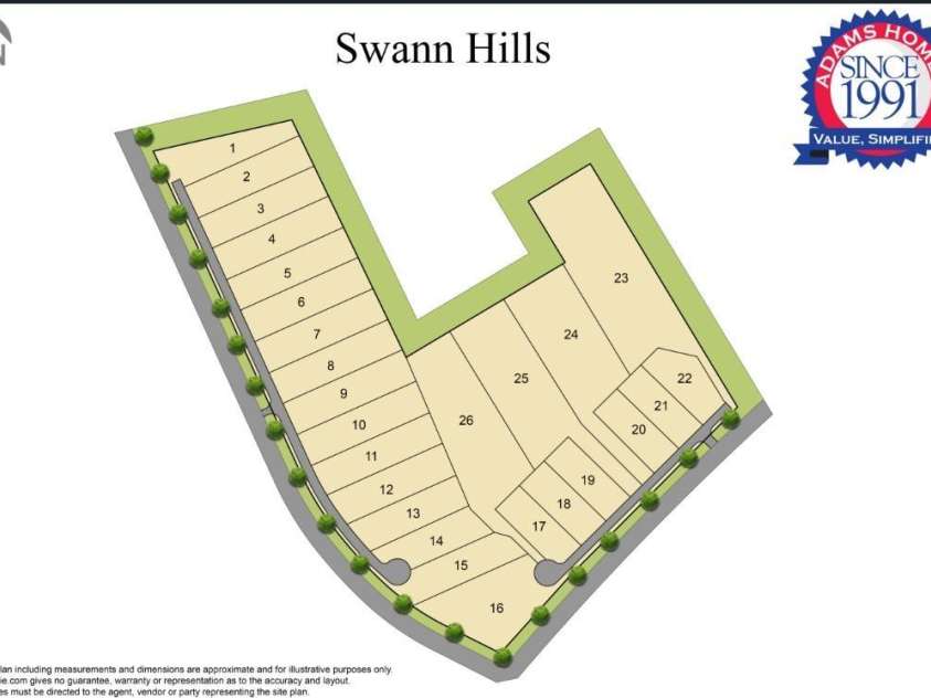140 Swan Park Lane, Statesville, NC 28625.  MLS# CAR4342903, YatesRealty ID 27912. Swann Hill site map