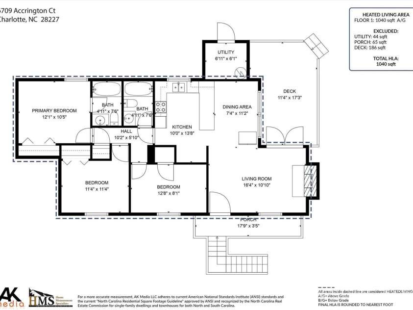 6709 Accrington Court, Charlotte, NC 28227.  MLS# CAR4282926, YatesRealty ID 27918. 