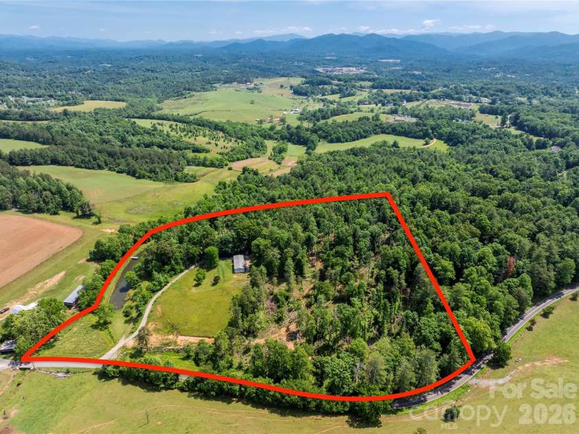 351 Mag Sluder Road, Alexander, NC 28701.  MLS# CAR4385877, YatesRealty ID 27928. Approximate Borders