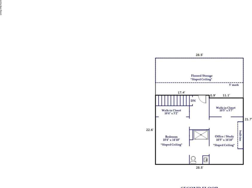 150 Hobby Horse Lane, Hendersonville, NC 28792.  MLS# CAR4397128, YatesRealty ID 27946. 2nd Level Floor Plan