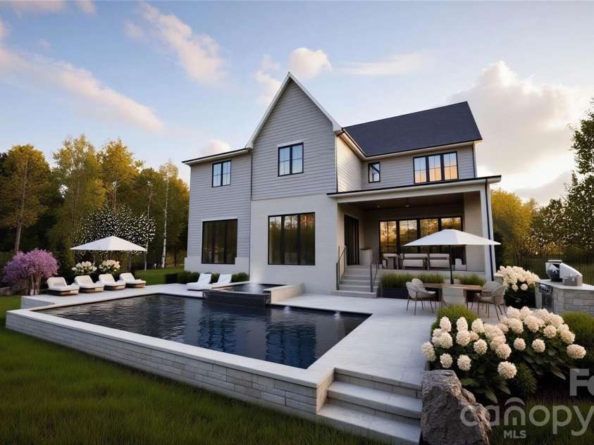 1118 Kingscross Drive, Charlotte, NC 28211.  MLS# CAR4326781, YatesRealty ID 2795. “Artistic rendering for visual representation only. Final colors and materials to be reviewed on design intent.