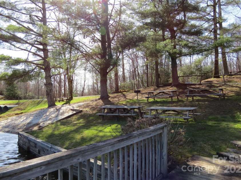 210 Ballard Road, Brevard, NC 28712.  MLS# CAR4300398, YatesRealty ID 2795. Community picnic area