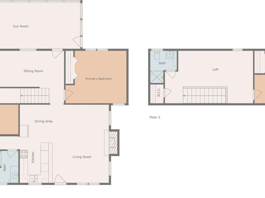 210 Ballard Road, Brevard, NC 28712.  MLS# CAR4300398, YatesRealty ID 2795. Floor plan