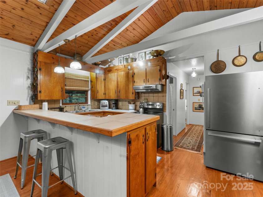 210 Ballard Road, Brevard, NC 28712.  MLS# CAR4300398, YatesRealty ID 2795. Kitchen
