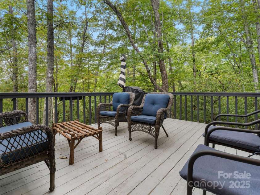 210 Ballard Road, Brevard, NC 28712.  MLS# CAR4300398, YatesRealty ID 2795. Open Back Deck