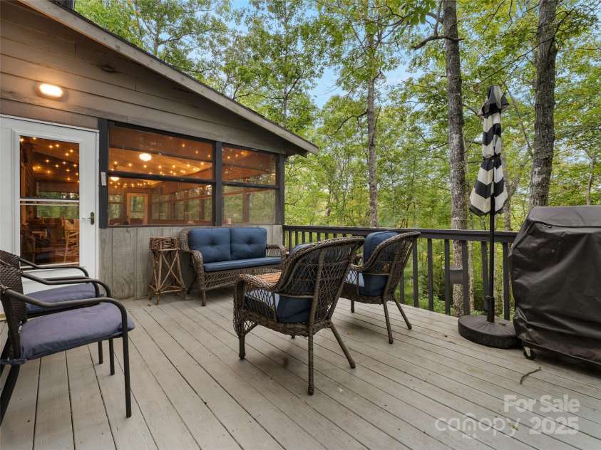 210 Ballard Road, Brevard, NC 28712.  MLS# CAR4300398, YatesRealty ID 2795. Open Back Deck