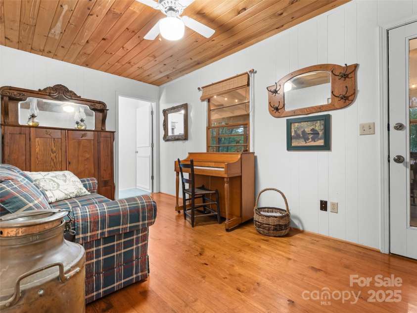 210 Ballard Road, Brevard, NC 28712.  MLS# CAR4300398, YatesRealty ID 2795. Sitting Room