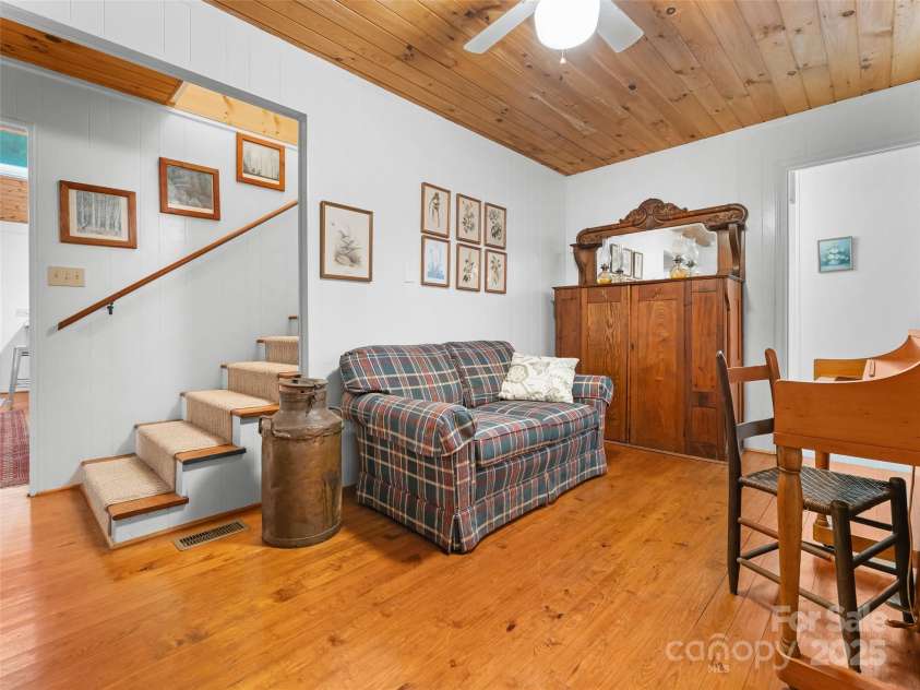 210 Ballard Road, Brevard, NC 28712.  MLS# CAR4300398, YatesRealty ID 2795. Sitting Room