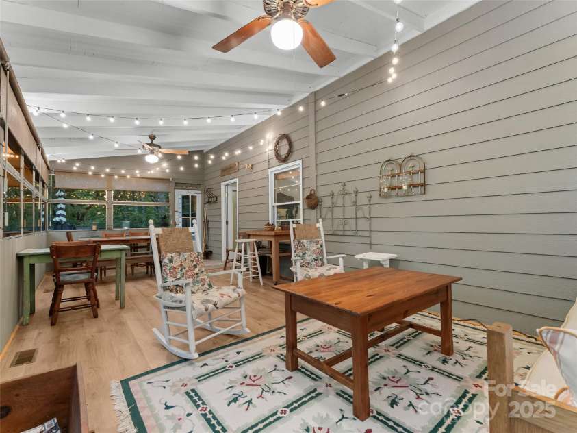 210 Ballard Road, Brevard, NC 28712.  MLS# CAR4300398, YatesRealty ID 2795. Sun Room
