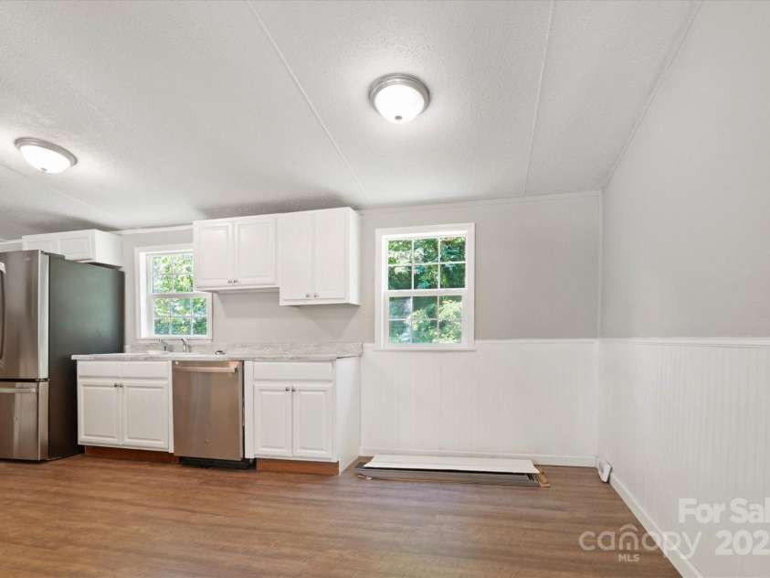 141 Lewis Street, Mount Gilead, NC 27306.  MLS# CAR4248799, YatesRealty ID 27952. Renovated kitchen